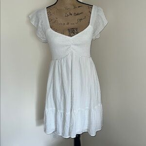 Elegant White Summer Dress